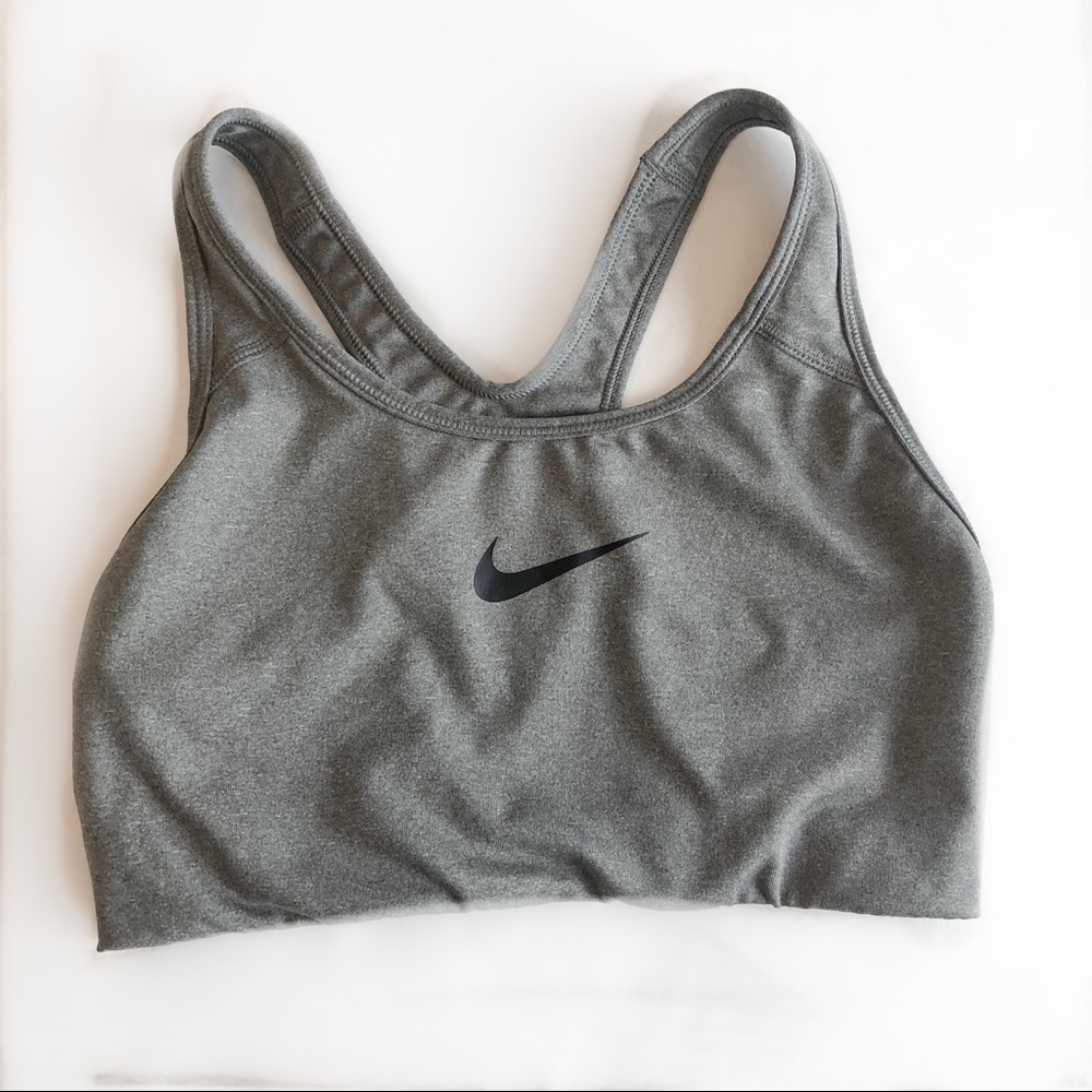 Nike Grey Sports Bra- size s